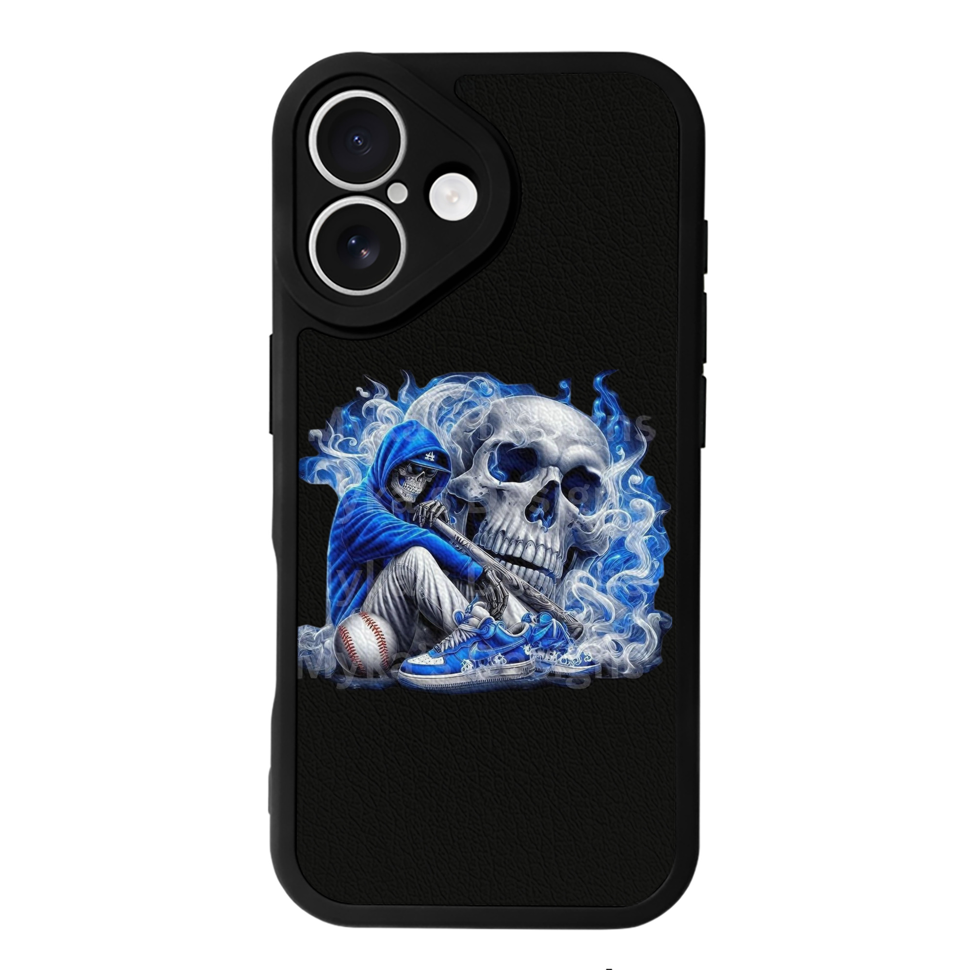  IPhone 16 Silicone Leather Case – UV Print, Lambskin Texture – Perfect Fit, Wireless Charging Compatible, Scratch Resistant, Precise Cutouts – Stylish Protection For IPhone 16